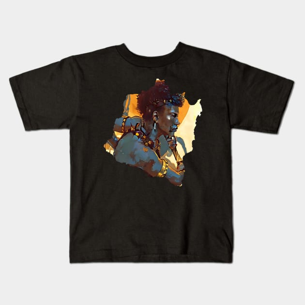 The Woman KIng Kids T-Shirt by Pixy Official